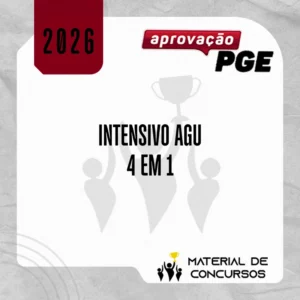 Intensivo AGU | 4 em 1 [2026] Aprovação