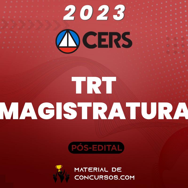 Magis TRT - Pós Edital - Magistratura do Tribunal Regional do Trabalho 2023 CERS