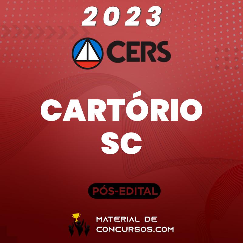 Cartório | SC – Pós Edital – Concurso de Cartório de Santa Catarina 2023 CERS