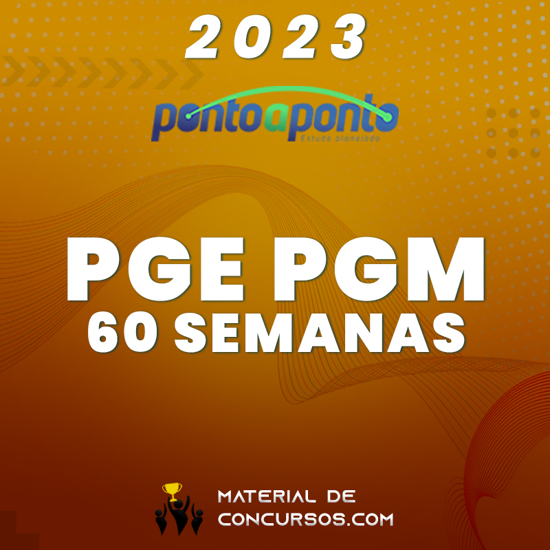 PGE | PGM - Procuradorias - 45 Semanas - 2023 - Ponto a Ponto