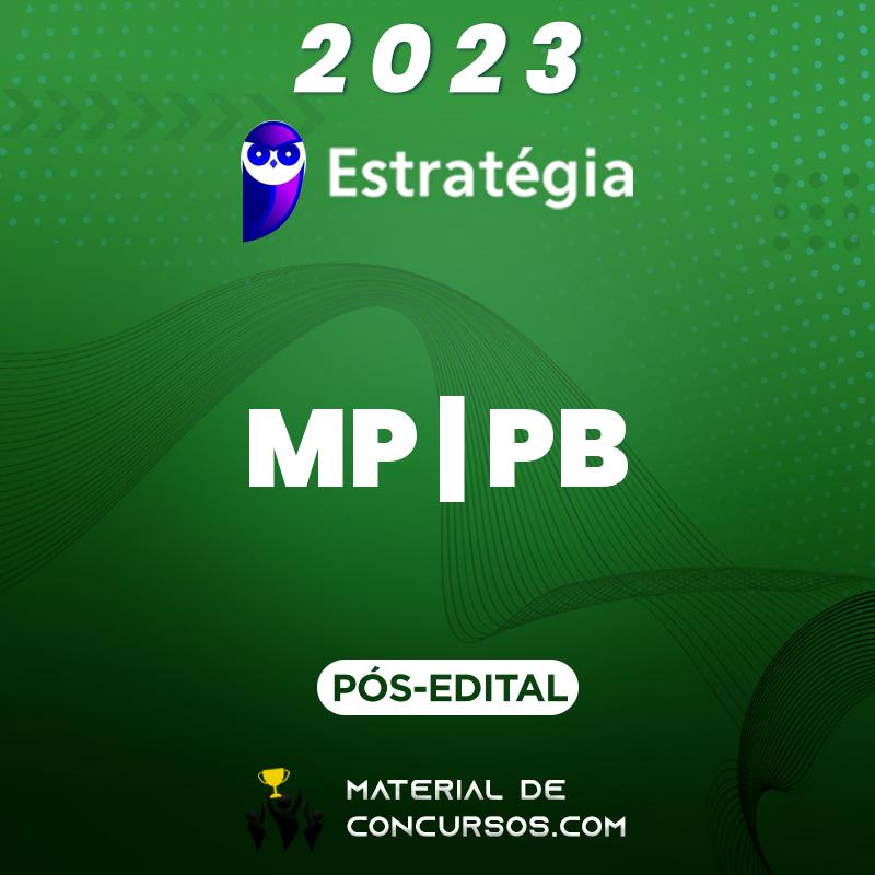 MP | PB - Pós Edital - Técnico Ministerial - Sem Especialidade do Ministério Público da Paraíba 2023 Estrat