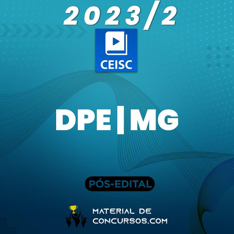 DPE | MG - Pós Edital - Analista Judiciário da Defensoria Pública do Estado de Minas Gerais 2023.2 CEISC
