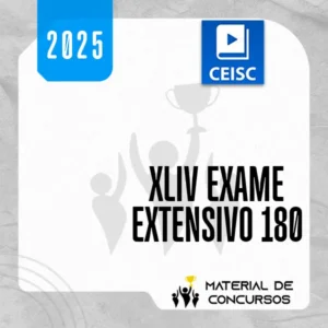 XLIV EXAME  da OAB (44) | 1ª Fase - Extensivo 180 [2025] CSC