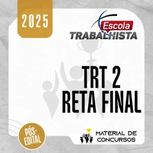 TRT | 2ª Região - Reta Final - Analista Judiciário - Área Judiciária do Tribunal Regional do Trabalho do Estado de São Paulo [2025] Escola Trabalhista
