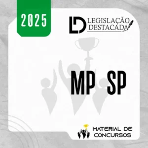 MP | SP - Analista de Promotoria I do Ministério Público de São Paulo [2025] Legislação
