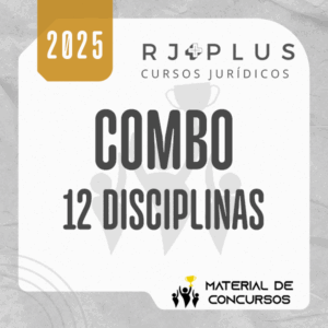 Combo: Magistratura e Ministério Público Estadual - 12 disciplinas [2025] RJ Plus