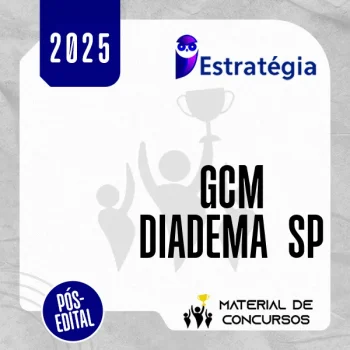GCM | Diadema - SP | Pós Edital - Guarda Civil Municipal [2025] ES