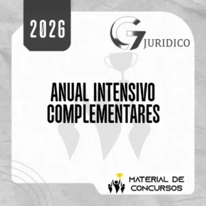 Anual Intensivo: Intensivos I e II + Complementares Federais e Estaduais – Carreira Jurídica [2026] G7
