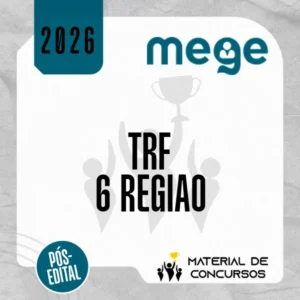 TRF | 6ª Região - Pós Edital - Juiz do Tribunal Regional Federal de Minas Gerais [2026] Mege