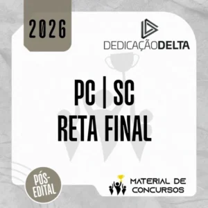 PC | SC - Reta Final - Agente e Escrivão da Polícia Civil do Estado de Santa Catarina [2026] Dedicação