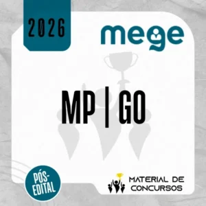 MP | GO - Promotor de Justiça do Ministério Público do Estado do Goiás [2026] Mege