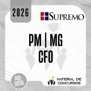 PM | MG - Pós Edital - Curso de Formação de Oficiais da Polícia Militar do Estado de Minas Gerais [2026] SUP