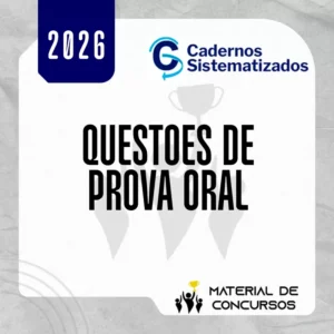 Combo de Questões Provas Oral [2026] Cadernos