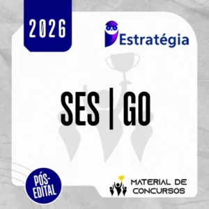 SES | GO - Pós Edital - Pacote Conhecimentos Comuns para todas as Áreas para a Secretaria de Estado de Saúde de Goiás [2026] ES