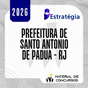 Prefeitura Santo Antônio de Pádua-RJ | Pós Edital - Professor 6º ao 9º Ano - Educação Física) [2026] ES
