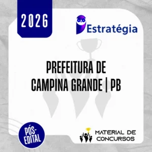 Prefeitura de Campina Grande | PB - Pós Edital - Fiscal de Serviços Urbanos [2026] Estratégia