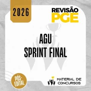 AGU | Sprint Final [ 2026] Revisão