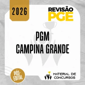 PGM | Campina Grande - PB - Sprint Final - Procurador Municipal [2026] Revisão