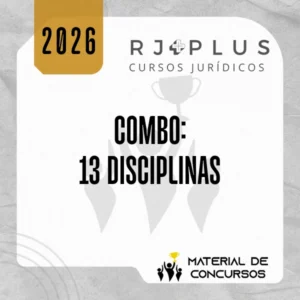 Combo: Magistratura e Ministério Público Estadual – 13 Disciplinas [2026] RJ Plus