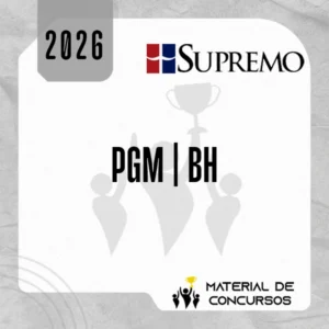PGM | BH - Procurador do Município de Belo Horizonte - MG [2026] Supremo