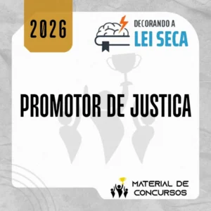 MP | Regular para Promotor de Justiça | Ministério Público [2026] Decorando a Lei Seca