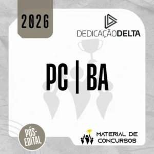 PC | BA - Pós-edital | Escrivão e Investigador da Polícia Civil da Bahia [2026.2] Dedicação