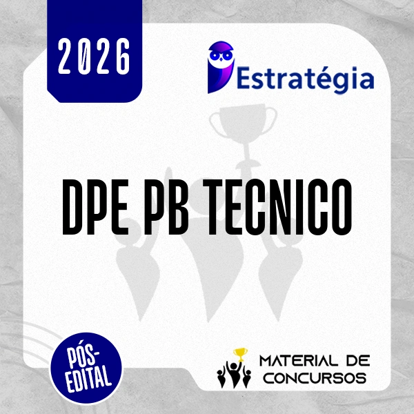 DPE | PB - Intensivo | Técnico da Defensoria - Sem Especialidade  - Área Jurídica da Defensoria Pública do Estado de Pernambuco [2026.2] Estrategia