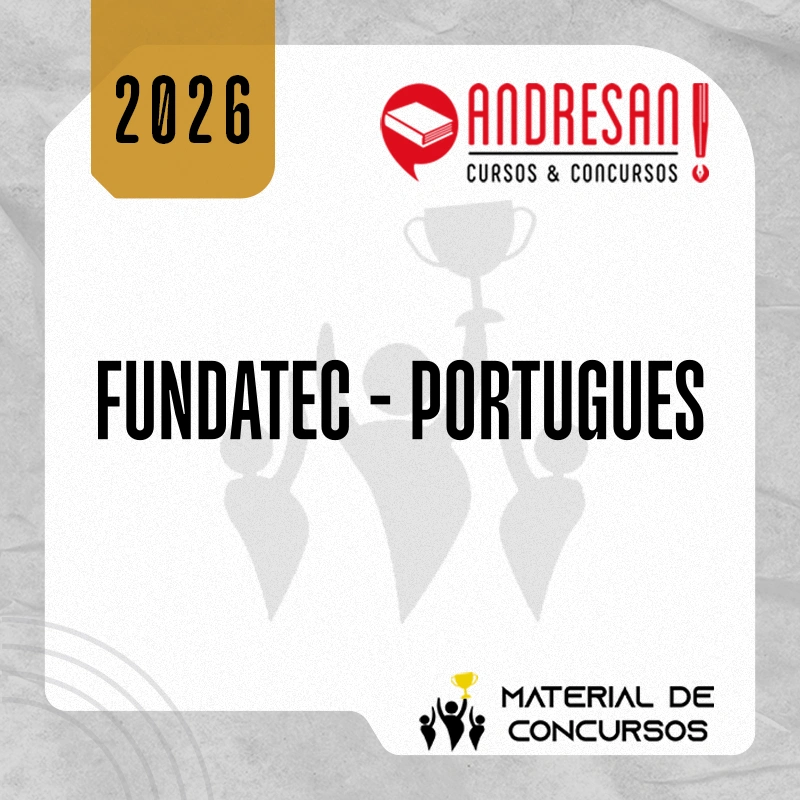 FUNDATEC - Português - Questões por Provas [2026.2] Andresan