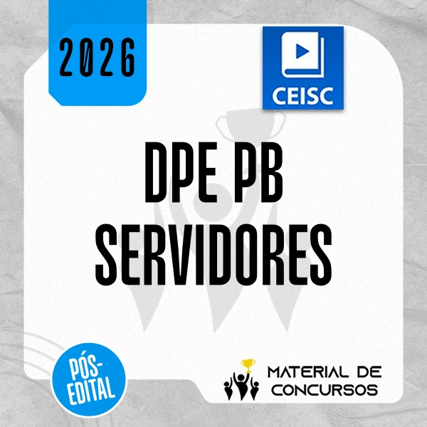 DPE | PB - Pós-edital | Analista ou Tecnico da Defensoria Pública do Estado da Paraíba [2026.2] CEISC